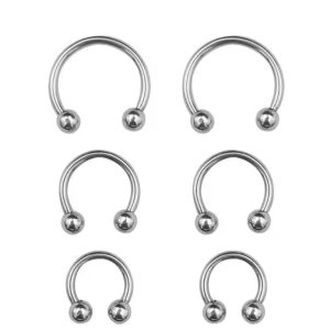 10 ცალი სეპტუმის პირსინგი