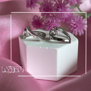 ვერცხლისფერი საყურე