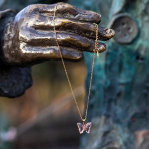 ყელსაბამი პეპელა ( ოქროსფერი )